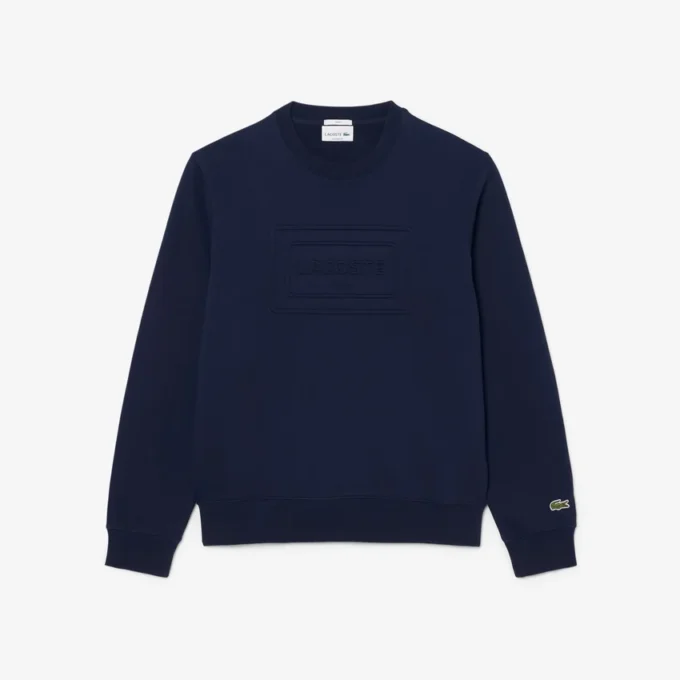 Sweatshirt aus geprägter Fleece Sweatshirt aus geprägter Fleece
