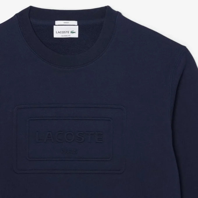 Sweatshirt aus geprägter Fleece Sweatshirt aus geprägter Fleece