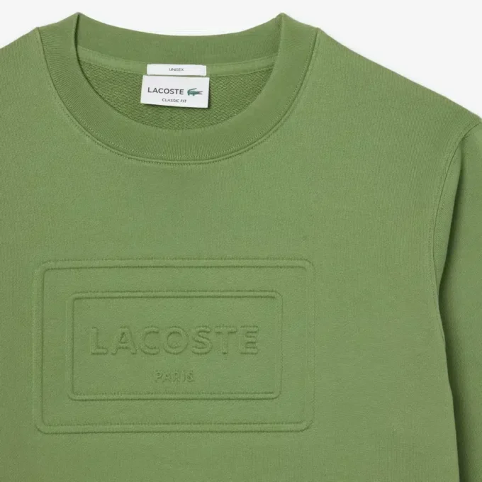Sweatshirt aus geprägter Fleece Sweatshirt aus geprägter Fleece