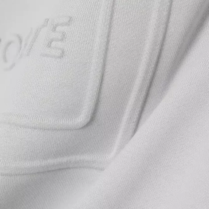 Sweatshirt aus geprägter Fleece Sweatshirt aus geprägter Fleece