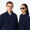 Sweatshirt mit hohem Kragen und Reißverschluss