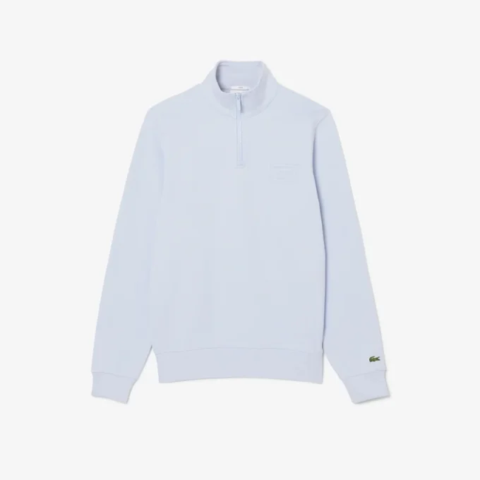 Sweatshirt mit hohem Kragen und Reißverschluss
