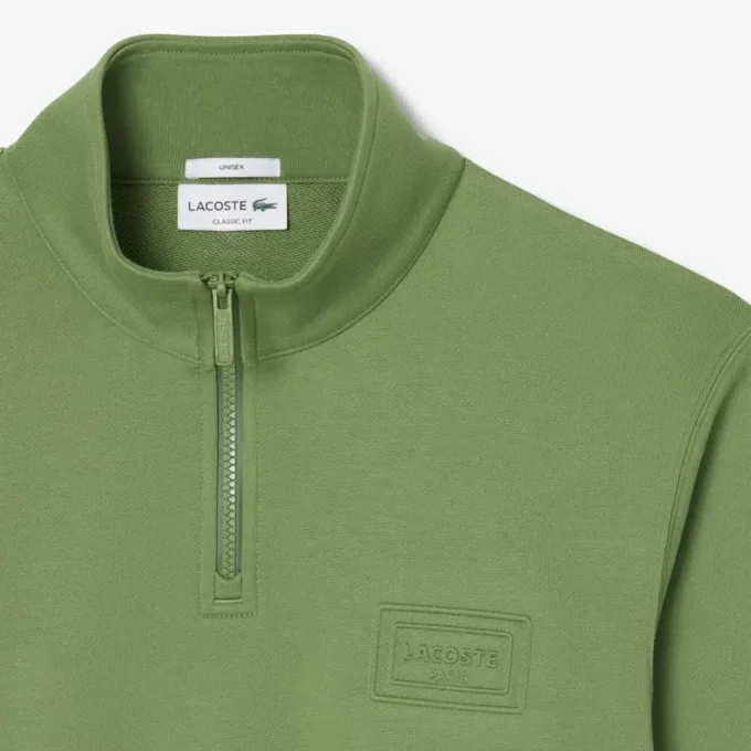 Sweatshirt mit hohem Kragen und Reißverschluss