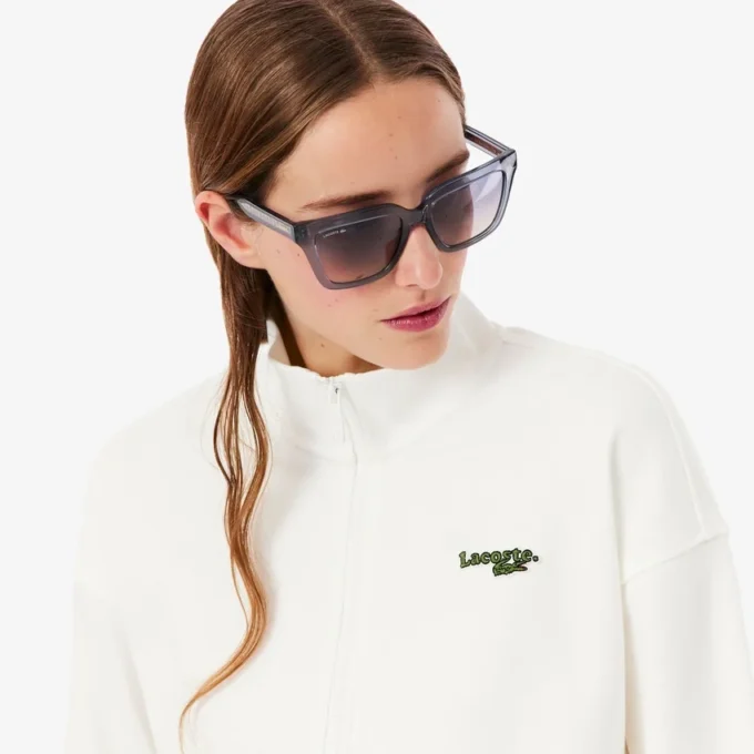Sweatshirt mit Reißverschluss und Logo in lockerer Passform Sweatshirt mit Reißverschluss und Logo in lockerer Passform