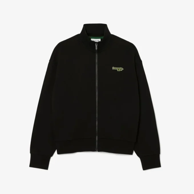 Sweatshirt mit Reißverschluss und Logo in lockerer Passform Sweatshirt mit Reißverschluss und Logo in lockerer Passform