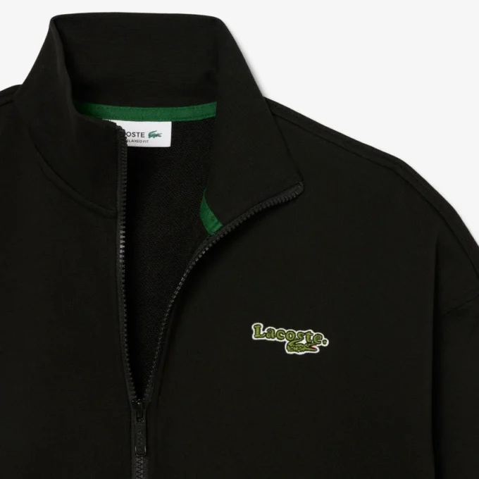 Sweatshirt mit Reißverschluss und Logo in lockerer Passform Sweatshirt mit Reißverschluss und Logo in lockerer Passform