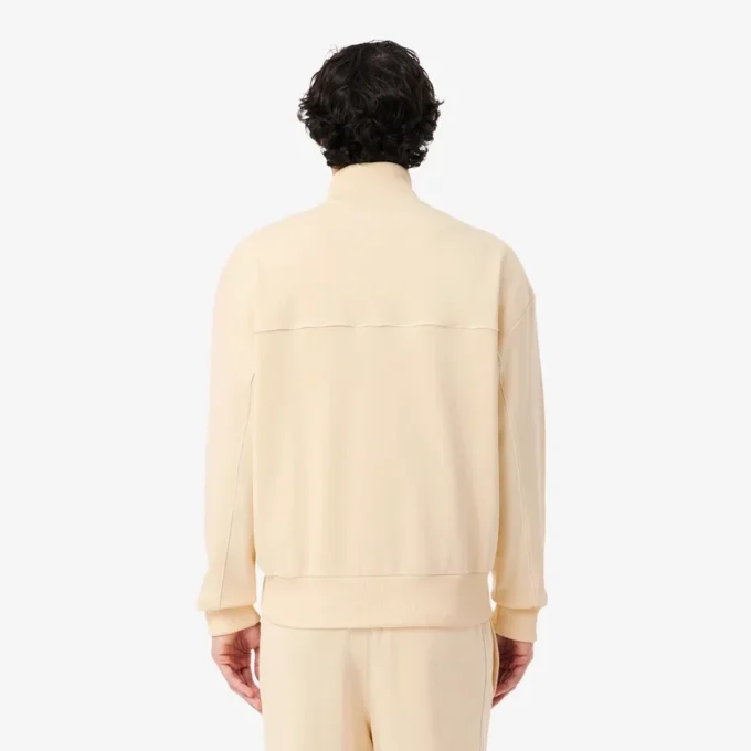 Sweatshirt mit Reißverschluss und Zierakzent