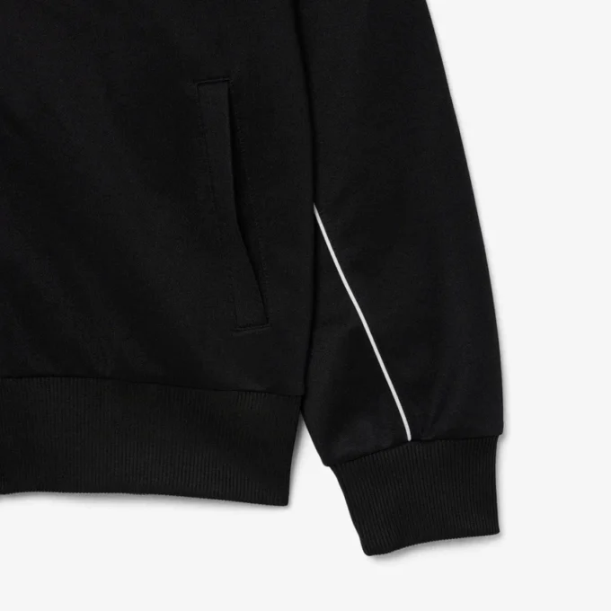 Sweatshirt mit Reißverschluss und Zierakzent