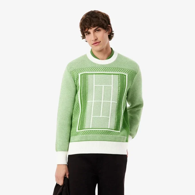 Sweatshirt mit Tennis-Motiv Sweatshirt mit Tennis-Motiv