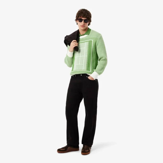 Sweatshirt mit Tennis-Motiv Sweatshirt mit Tennis-Motiv