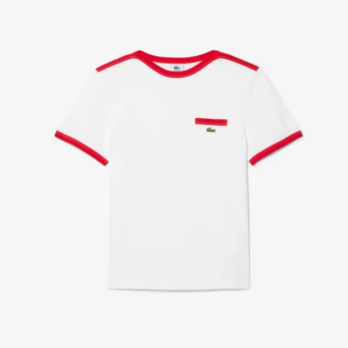 T-Shirt aus schwerer Baumwolle mit Taschen-Detail T-Shirt aus schwerer Baumwolle mit Taschen-Detail