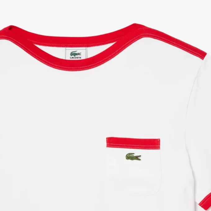 T-Shirt aus schwerer Baumwolle mit Taschen-Detail T-Shirt aus schwerer Baumwolle mit Taschen-Detail