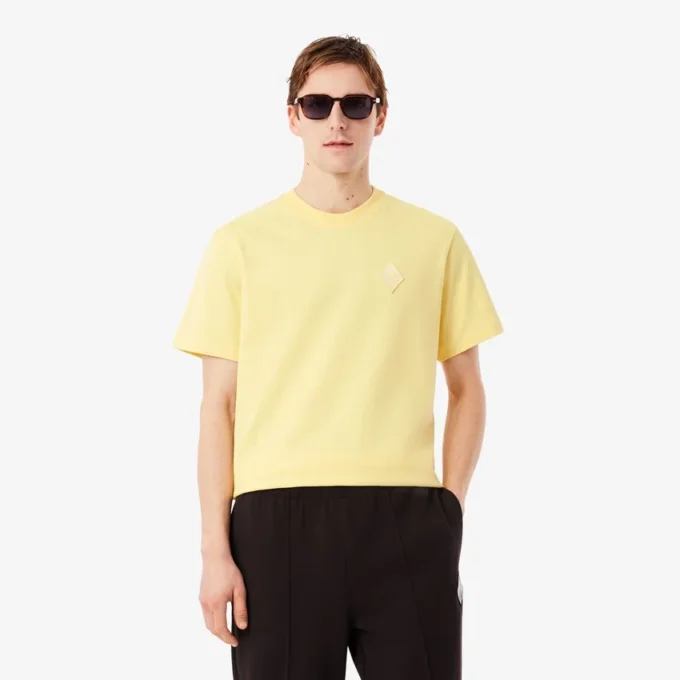 T-Shirt mit klassischer Passform und auffälligem Logo T-Shirt mit klassischer Passform und auffälligem Logo