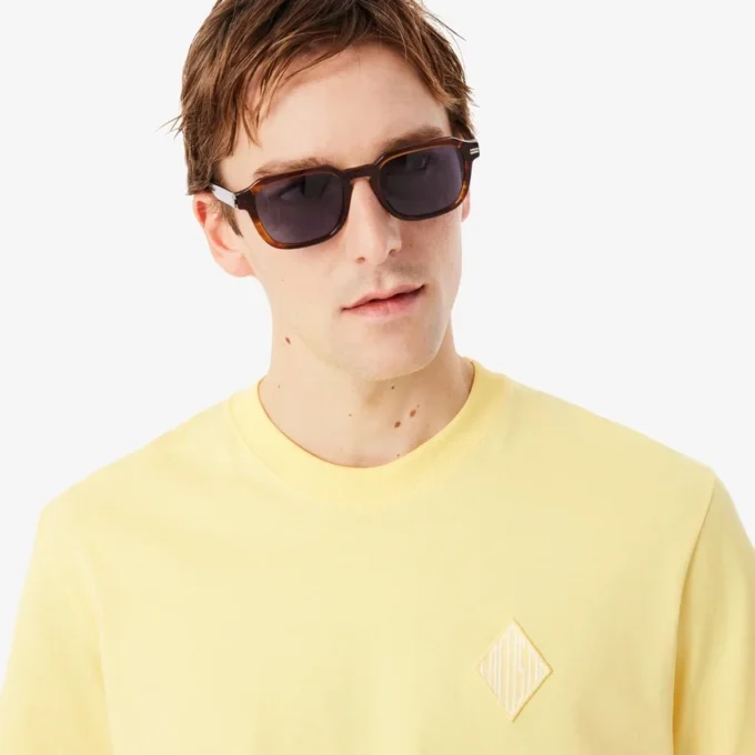 T-Shirt mit klassischer Passform und auffälligem Logo T-Shirt mit klassischer Passform und auffälligem Logo