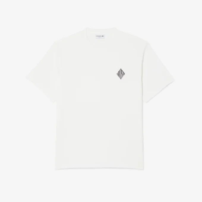 T-Shirt mit klassischer Passform und auffälligem Logo T-Shirt mit klassischer Passform und auffälligem Logo