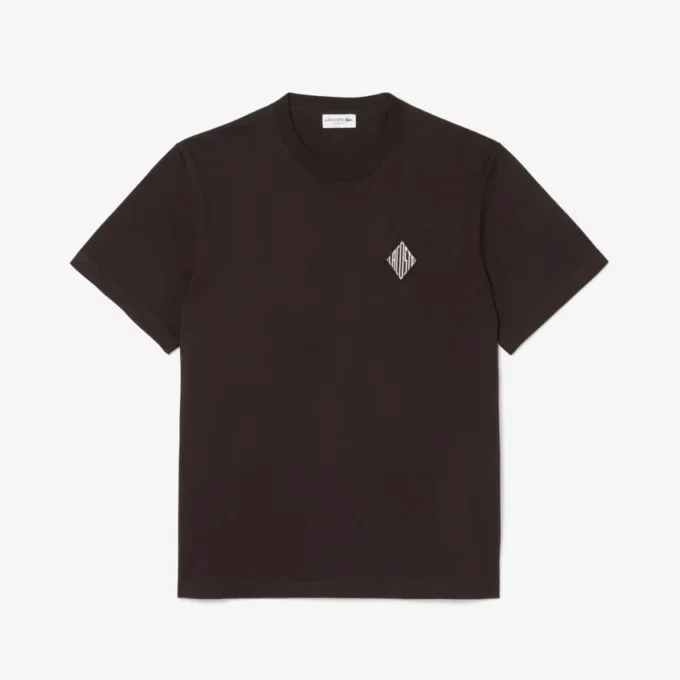 T-Shirt mit klassischer Passform und auffälligem Logo T-Shirt mit klassischer Passform und auffälligem Logo