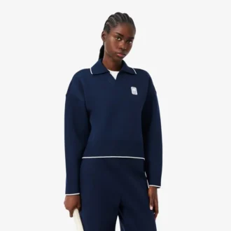 Tennis Heritage Polo-Kragen-Sweatshirt Tennis Heritage Polo-Kragen-Sweatshirt