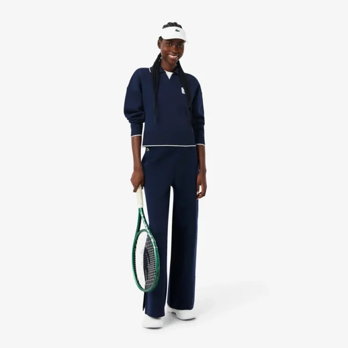 Tennis Heritage Polo-Kragen-Sweatshirt Tennis Heritage Polo-Kragen-Sweatshirt