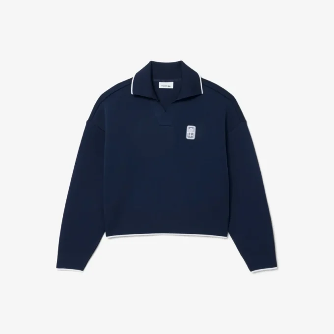 Tennis Heritage Polo-Kragen-Sweatshirt Tennis Heritage Polo-Kragen-Sweatshirt