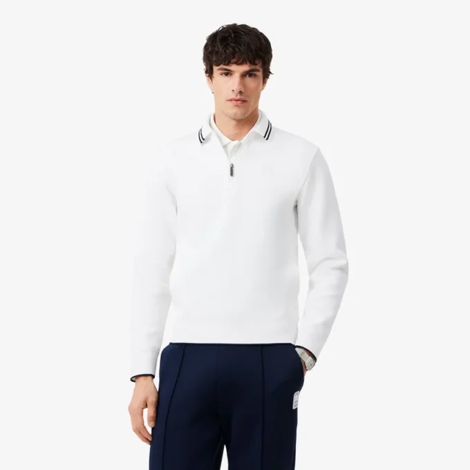 Tennis Heritage Poloshirt mit Reißverschluss