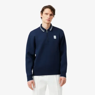 Tennis Heritage Poloshirt mit Reißverschluss Tennis Heritage Poloshirt mit Reißverschluss