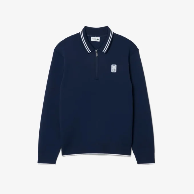 Tennis Heritage Poloshirt mit Reißverschluss Tennis Heritage Poloshirt mit Reißverschluss