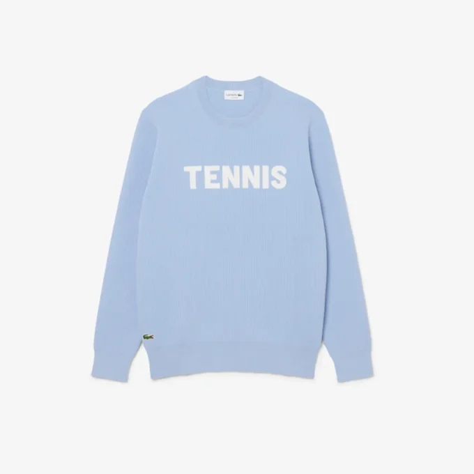 Tennis-Pullover mit Rundhalsausschnitt Tennis-Pullover mit Rundhalsausschnitt