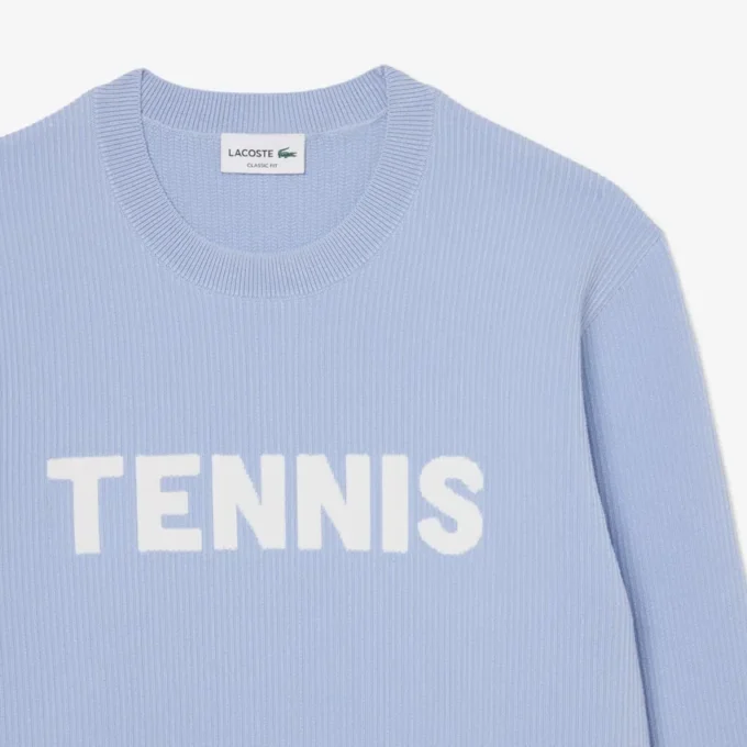 Tennis-Pullover mit Rundhalsausschnitt Tennis-Pullover mit Rundhalsausschnitt