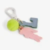 Tennisball-Krokodil-Anhänger L Schlüsselanhänger Tennisball-Krokodil-Anhänger L Schlüsselanhänger