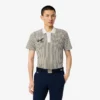 Thermoregulierendes gestreiftes Golf-Poloshirt für Herren Thermoregulierendes gestreiftes Golf-Poloshirt für Herren