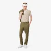 Thermoregulierendes gestreiftes Golf-Poloshirt für Herren Thermoregulierendes gestreiftes Golf-Poloshirt für Herren