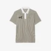 Thermoregulierendes gestreiftes Golf-Poloshirt für Herren Thermoregulierendes gestreiftes Golf-Poloshirt für Herren