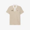 Thermoregulierendes gestreiftes Golf-Poloshirt für Herren Thermoregulierendes gestreiftes Golf-Poloshirt für Herren