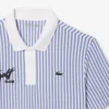 Thermoregulierendes gestreiftes Golf-Poloshirt für Herren Thermoregulierendes gestreiftes Golf-Poloshirt für Herren