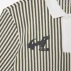 Thermoregulierendes gestreiftes Golf-Poloshirt für Herren Thermoregulierendes gestreiftes Golf-Poloshirt für Herren