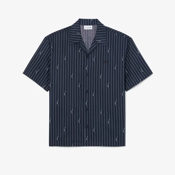Twill-Hemd mit Print in lockerer Passform Twill-Hemd mit Print in lockerer Passform