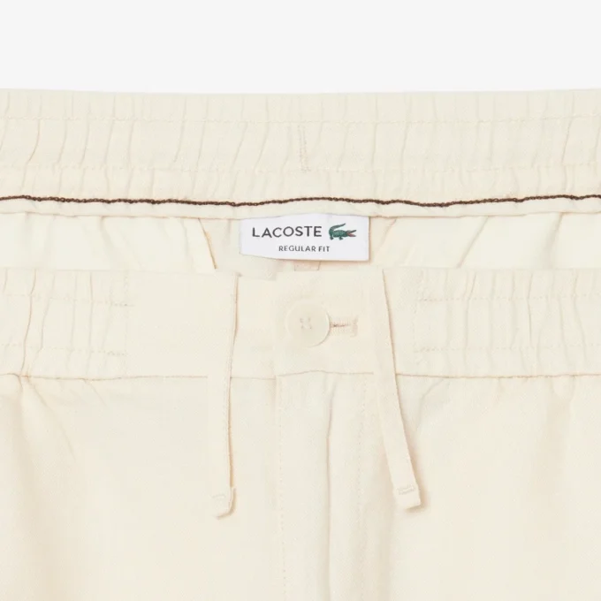 Twill-Shorts aus Leinen-Blend in Regular-Fit Twill-Shorts aus Leinen-Blend in Regular-Fit