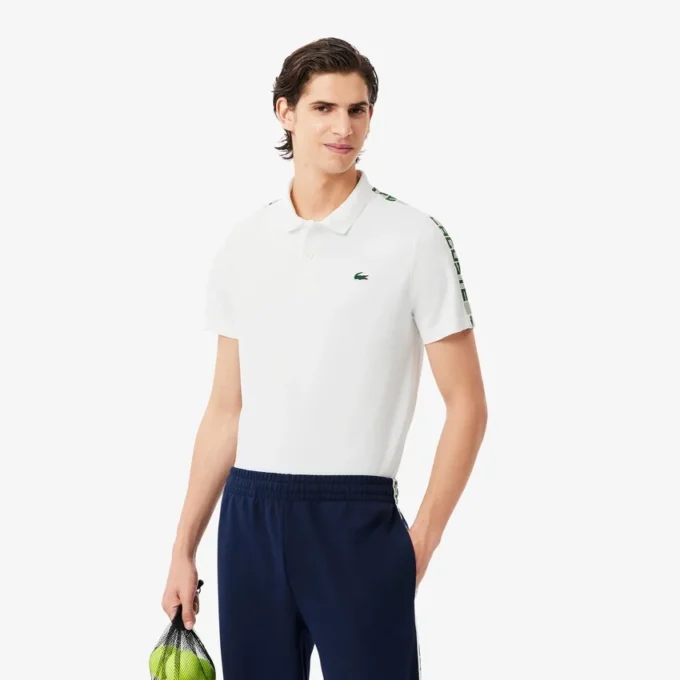 Ultra Dry Branded Stripe Tennis-Poloshirt für Herren Ultra Dry Branded Stripe Tennis-Poloshirt für Herren