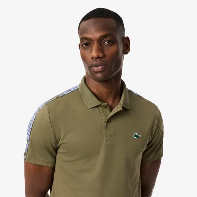 Ultra Dry Branded Stripe Tennis-Poloshirt für Herren Ultra Dry Branded Stripe Tennis-Poloshirt für Herren