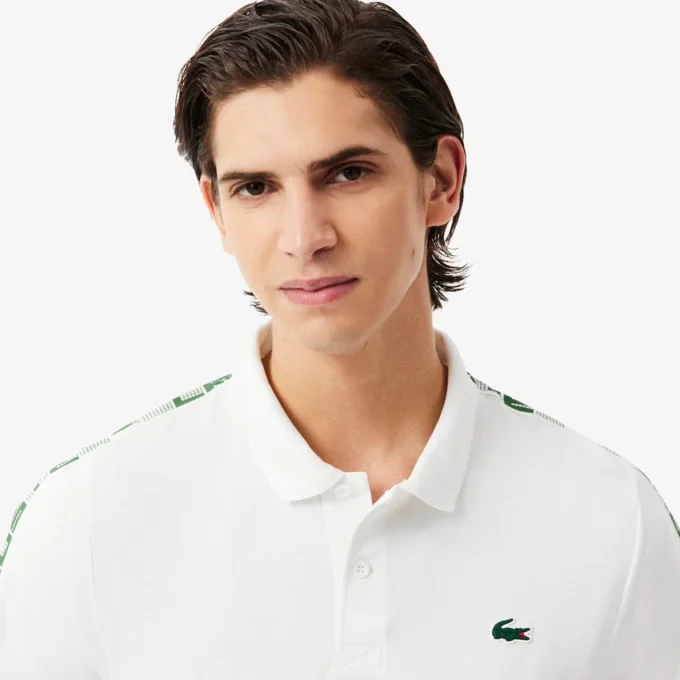 Ultra Dry Branded Stripe Tennis-Poloshirt für Herren Ultra Dry Branded Stripe Tennis-Poloshirt für Herren