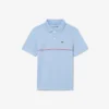 Ultra Dry Piqué-Poloshirt mit Markenstreifen Ultra Dry Piqué-Poloshirt mit Markenstreifen
