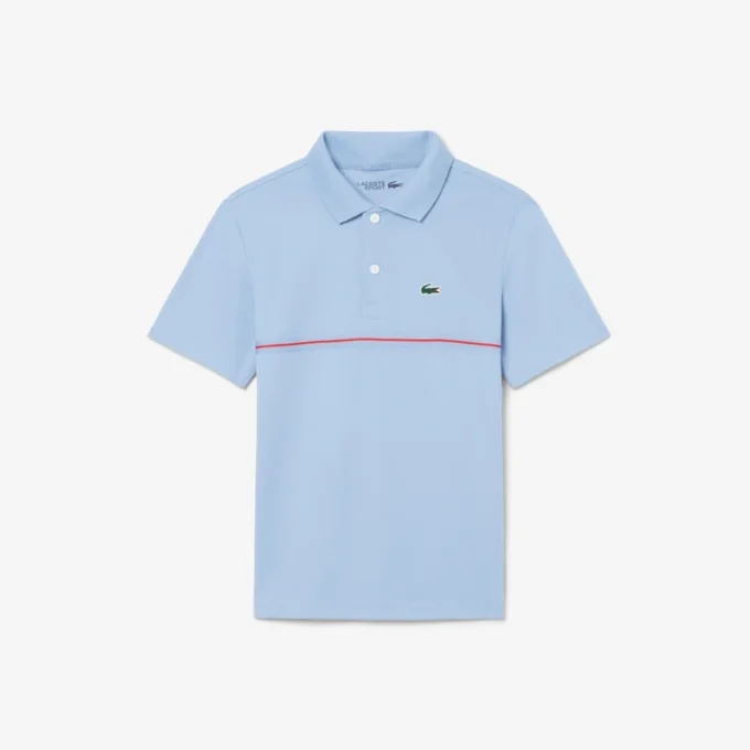 Ultra Dry Piqué-Poloshirt mit Markenstreifen Ultra Dry Piqué-Poloshirt mit Markenstreifen