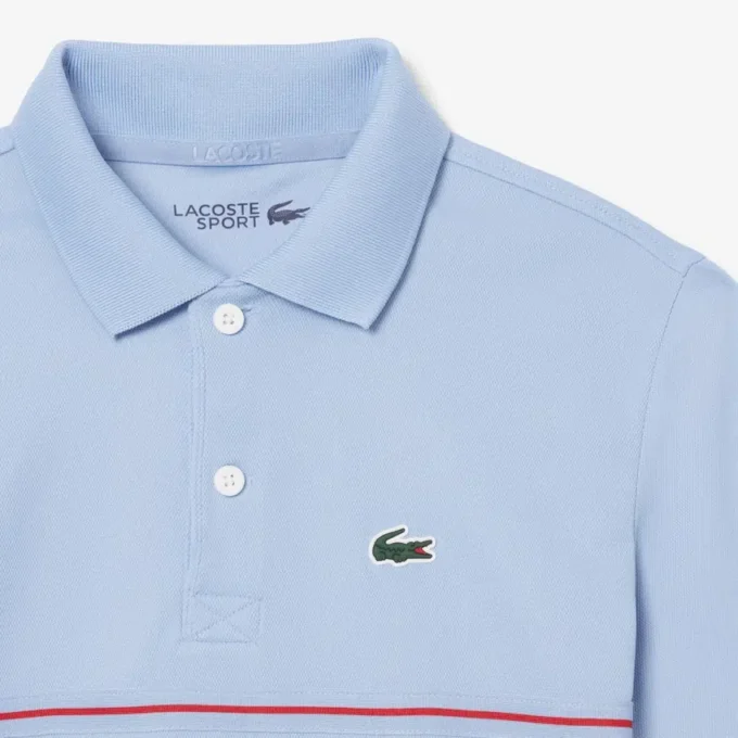 Ultra Dry Piqué-Poloshirt mit Markenstreifen Ultra Dry Piqué-Poloshirt mit Markenstreifen