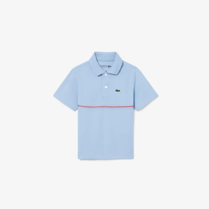 Ultra Dry Piqué-Poloshirt mit Markenstreifen Ultra Dry Piqué-Poloshirt mit Markenstreifen