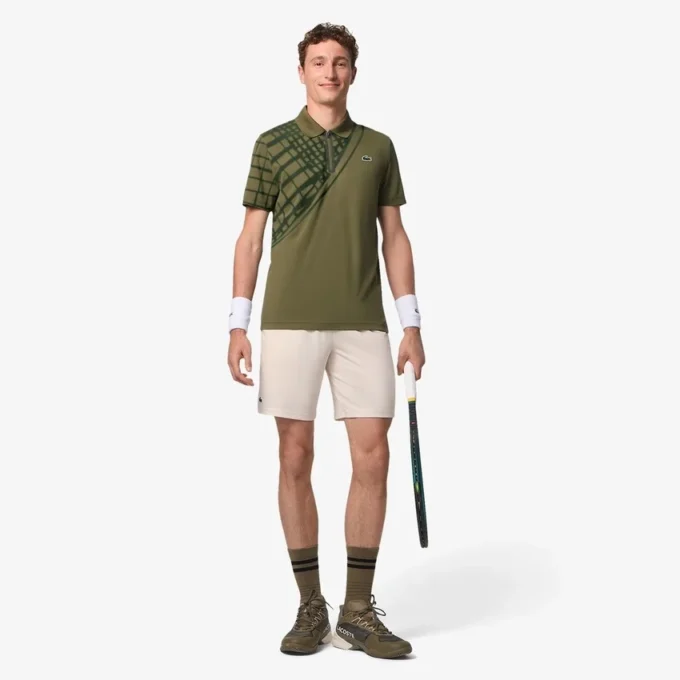 Ultra Dry Printed Slim Fit Tennis-Poloshirt für Herren Ultra Dry Printed Slim Fit Tennis-Poloshirt für Herren