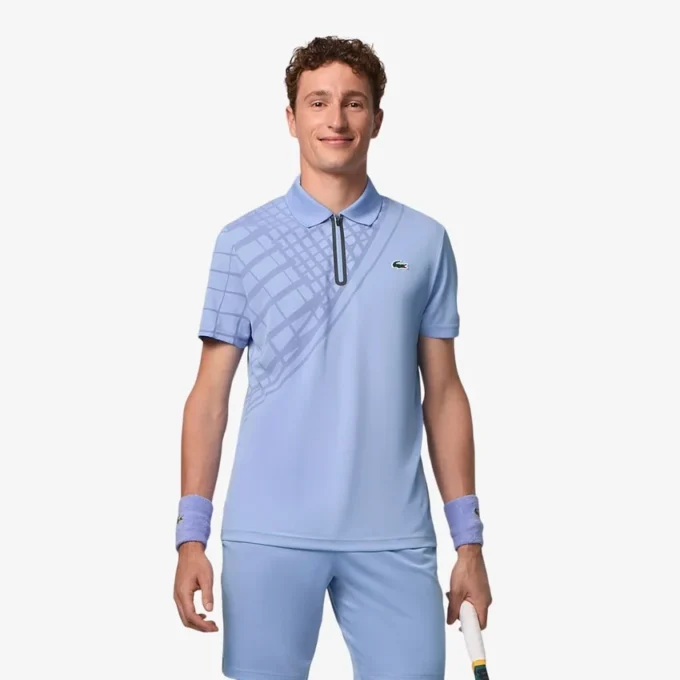 Ultra Dry Printed Slim Fit Tennis-Poloshirt für Herren Ultra Dry Printed Slim Fit Tennis-Poloshirt für Herren