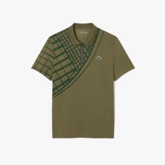 Ultra Dry Printed Slim Fit Tennis-Poloshirt für Herren Ultra Dry Printed Slim Fit Tennis-Poloshirt für Herren