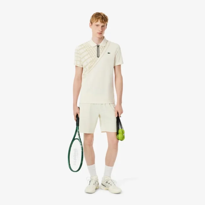 Ultra Dry Printed Slim Fit Tennis-Poloshirt für Herren Ultra Dry Printed Slim Fit Tennis-Poloshirt für Herren