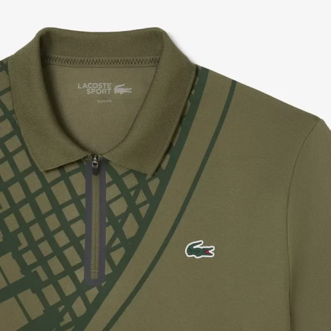 Ultra Dry Printed Slim Fit Tennis-Poloshirt für Herren Ultra Dry Printed Slim Fit Tennis-Poloshirt für Herren