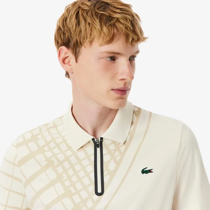 Ultra Dry Printed Slim Fit Tennis-Poloshirt für Herren Ultra Dry Printed Slim Fit Tennis-Poloshirt für Herren